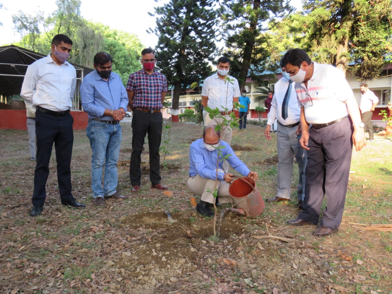 Tree Plantation by Shri Nitin Joshi, DSG at SGO